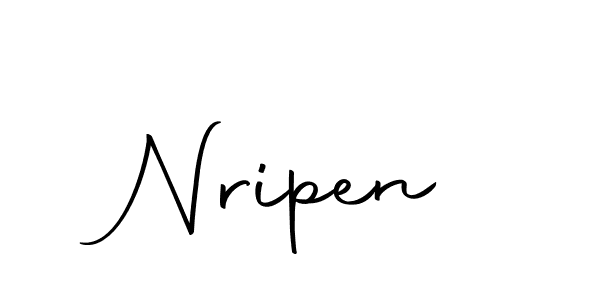 Make a beautiful signature design for name Nripen. With this signature (Autography-DOLnW) style, you can create a handwritten signature for free. Nripen signature style 10 images and pictures png