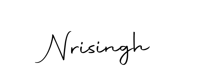 You should practise on your own different ways (Autography-DOLnW) to write your name (Nrisingh) in signature. don't let someone else do it for you. Nrisingh signature style 10 images and pictures png