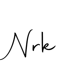 if you are searching for the best signature style for your name Nrk. so please give up your signature search. here we have designed multiple signature styles  using Autography-DOLnW. Nrk signature style 10 images and pictures png