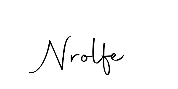 The best way (Autography-DOLnW) to make a short signature is to pick only two or three words in your name. The name Nrolfe include a total of six letters. For converting this name. Nrolfe signature style 10 images and pictures png