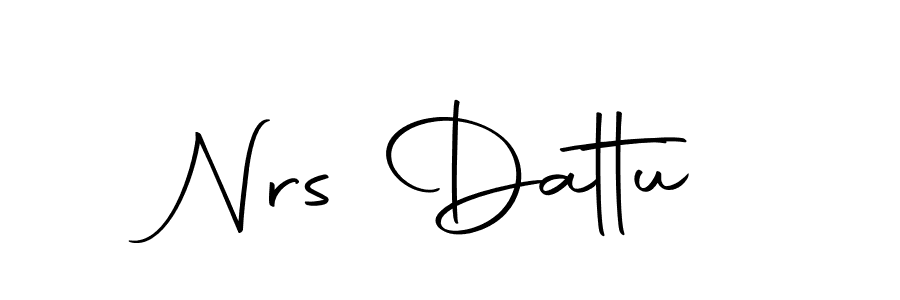 You can use this online signature creator to create a handwritten signature for the name Nrs Dattu. This is the best online autograph maker. Nrs Dattu signature style 10 images and pictures png