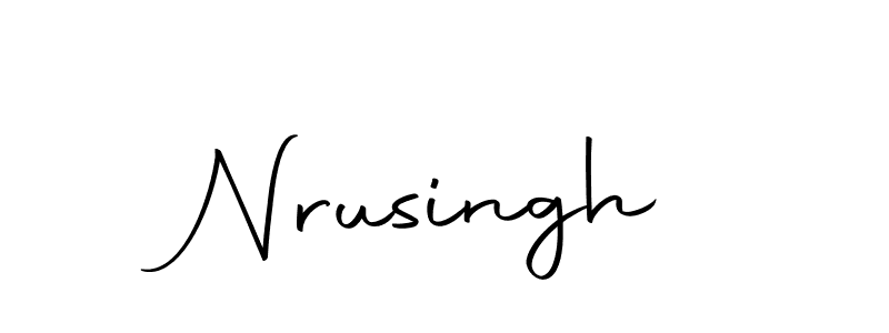 You can use this online signature creator to create a handwritten signature for the name Nrusingh. This is the best online autograph maker. Nrusingh signature style 10 images and pictures png