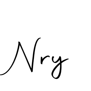 Use a signature maker to create a handwritten signature online. With this signature software, you can design (Autography-DOLnW) your own signature for name Nry. Nry signature style 10 images and pictures png