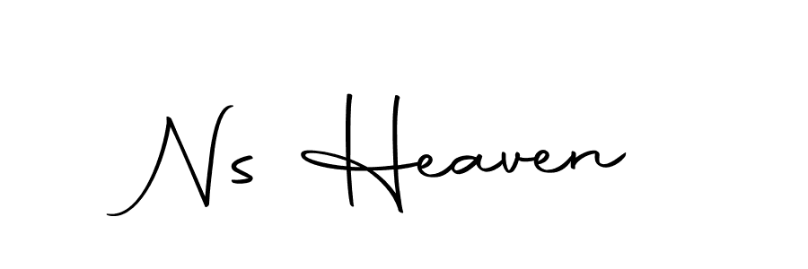 How to make Ns Heaven name signature. Use Autography-DOLnW style for creating short signs online. This is the latest handwritten sign. Ns Heaven signature style 10 images and pictures png