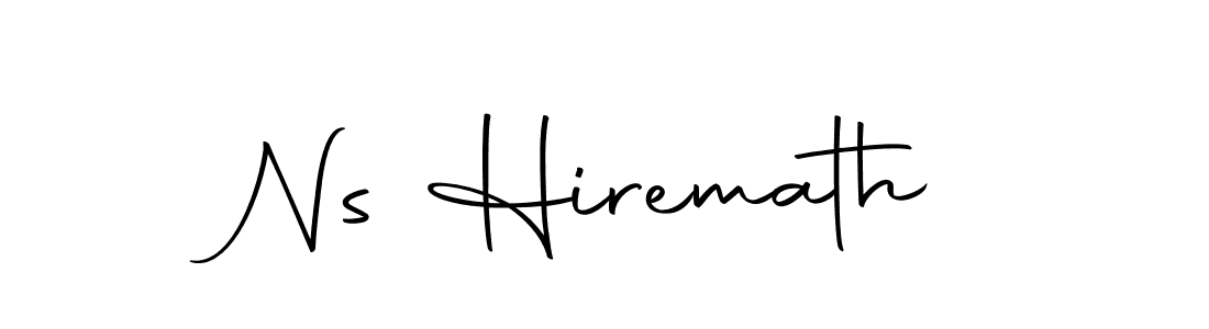 Use a signature maker to create a handwritten signature online. With this signature software, you can design (Autography-DOLnW) your own signature for name Ns Hiremath. Ns Hiremath signature style 10 images and pictures png