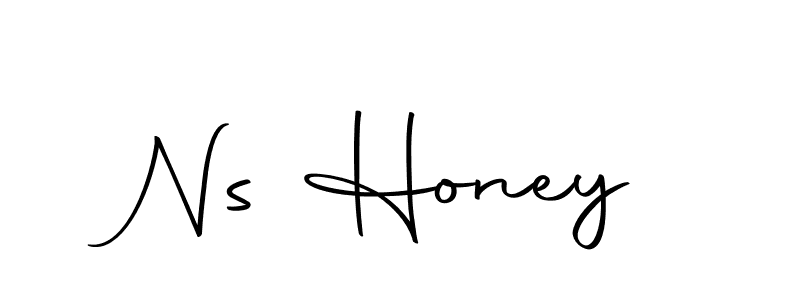 Design your own signature with our free online signature maker. With this signature software, you can create a handwritten (Autography-DOLnW) signature for name Ns Honey. Ns Honey signature style 10 images and pictures png