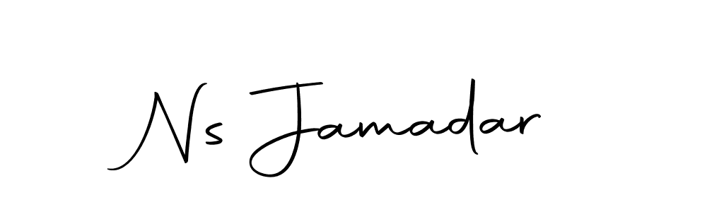 Design your own signature with our free online signature maker. With this signature software, you can create a handwritten (Autography-DOLnW) signature for name Ns Jamadar. Ns Jamadar signature style 10 images and pictures png