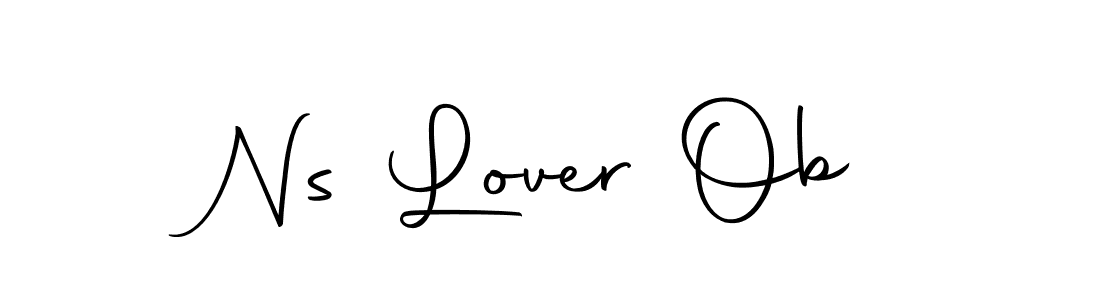 Ns Lover Ob stylish signature style. Best Handwritten Sign (Autography-DOLnW) for my name. Handwritten Signature Collection Ideas for my name Ns Lover Ob. Ns Lover Ob signature style 10 images and pictures png