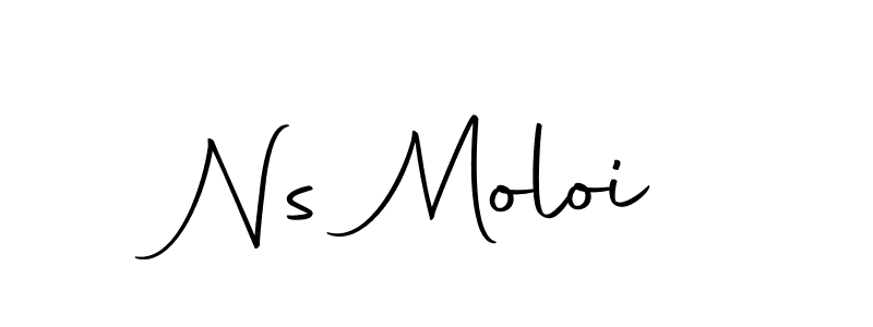 Ns Moloi stylish signature style. Best Handwritten Sign (Autography-DOLnW) for my name. Handwritten Signature Collection Ideas for my name Ns Moloi. Ns Moloi signature style 10 images and pictures png