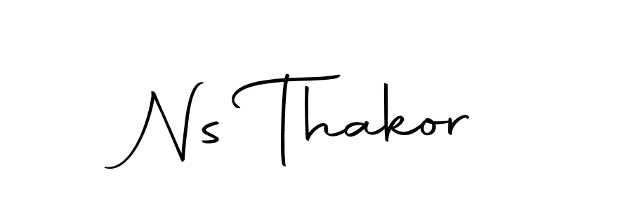 Design your own signature with our free online signature maker. With this signature software, you can create a handwritten (Autography-DOLnW) signature for name Ns Thakor. Ns Thakor signature style 10 images and pictures png