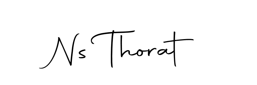 How to make Ns Thorat signature? Autography-DOLnW is a professional autograph style. Create handwritten signature for Ns Thorat name. Ns Thorat signature style 10 images and pictures png