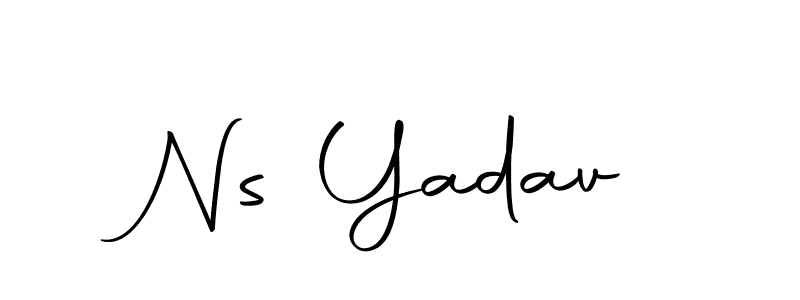 Make a beautiful signature design for name Ns Yadav. With this signature (Autography-DOLnW) style, you can create a handwritten signature for free. Ns Yadav signature style 10 images and pictures png