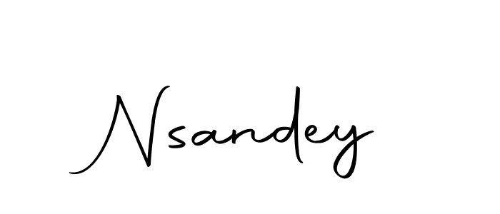 if you are searching for the best signature style for your name Nsandey. so please give up your signature search. here we have designed multiple signature styles  using Autography-DOLnW. Nsandey signature style 10 images and pictures png