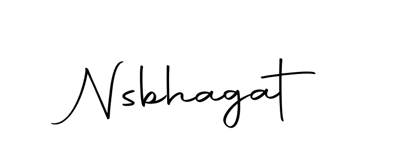 Make a beautiful signature design for name Nsbhagat. With this signature (Autography-DOLnW) style, you can create a handwritten signature for free. Nsbhagat signature style 10 images and pictures png