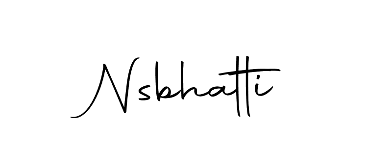 Here are the top 10 professional signature styles for the name Nsbhatti. These are the best autograph styles you can use for your name. Nsbhatti signature style 10 images and pictures png