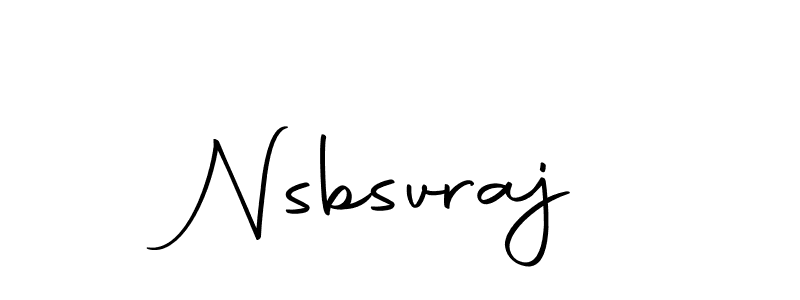 Make a beautiful signature design for name Nsbsvraj. With this signature (Autography-DOLnW) style, you can create a handwritten signature for free. Nsbsvraj signature style 10 images and pictures png