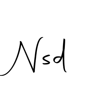 Make a beautiful signature design for name Nsd. Use this online signature maker to create a handwritten signature for free. Nsd signature style 10 images and pictures png
