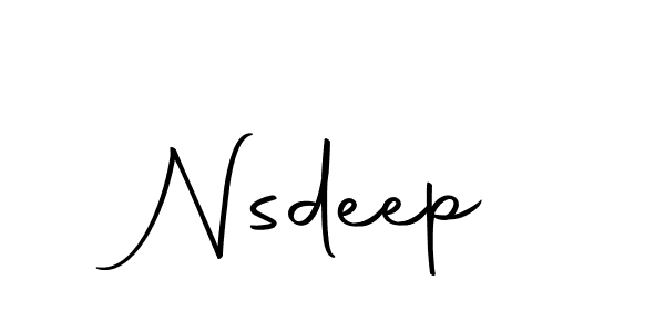 Similarly Autography-DOLnW is the best handwritten signature design. Signature creator online .You can use it as an online autograph creator for name Nsdeep. Nsdeep signature style 10 images and pictures png