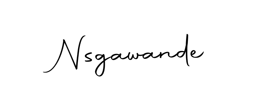 You should practise on your own different ways (Autography-DOLnW) to write your name (Nsgawande) in signature. don't let someone else do it for you. Nsgawande signature style 10 images and pictures png