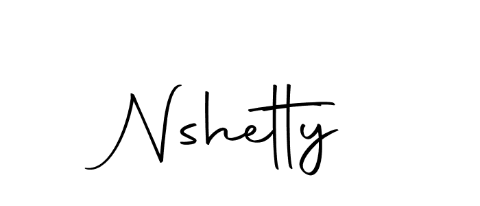Make a beautiful signature design for name Nshetty. With this signature (Autography-DOLnW) style, you can create a handwritten signature for free. Nshetty signature style 10 images and pictures png