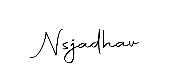 You can use this online signature creator to create a handwritten signature for the name Nsjadhav. This is the best online autograph maker. Nsjadhav signature style 10 images and pictures png