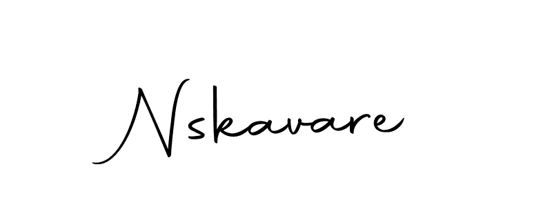 Design your own signature with our free online signature maker. With this signature software, you can create a handwritten (Autography-DOLnW) signature for name Nskavare. Nskavare signature style 10 images and pictures png