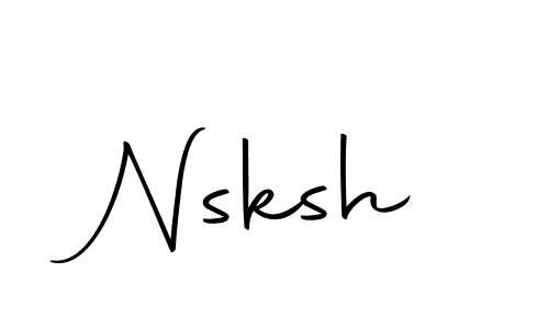 How to Draw Nsksh signature style? Autography-DOLnW is a latest design signature styles for name Nsksh. Nsksh signature style 10 images and pictures png