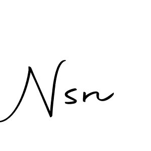 How to make Nsn name signature. Use Autography-DOLnW style for creating short signs online. This is the latest handwritten sign. Nsn signature style 10 images and pictures png