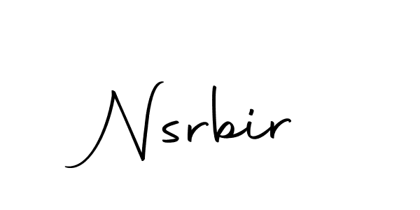 Similarly Autography-DOLnW is the best handwritten signature design. Signature creator online .You can use it as an online autograph creator for name Nsrbir. Nsrbir signature style 10 images and pictures png