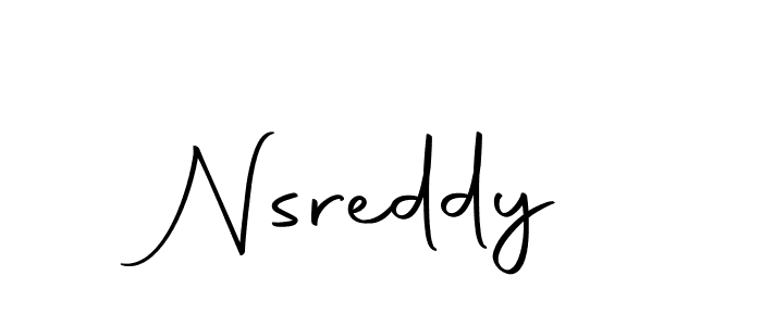 How to make Nsreddy name signature. Use Autography-DOLnW style for creating short signs online. This is the latest handwritten sign. Nsreddy signature style 10 images and pictures png