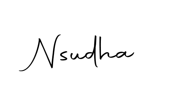 You can use this online signature creator to create a handwritten signature for the name Nsudha. This is the best online autograph maker. Nsudha signature style 10 images and pictures png