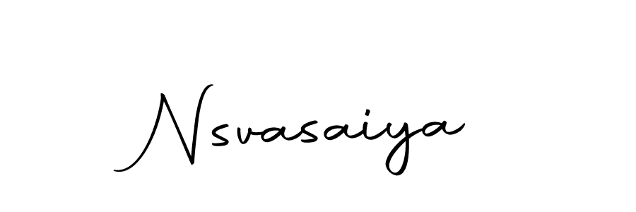 Similarly Autography-DOLnW is the best handwritten signature design. Signature creator online .You can use it as an online autograph creator for name Nsvasaiya. Nsvasaiya signature style 10 images and pictures png