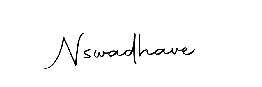 Autography-DOLnW is a professional signature style that is perfect for those who want to add a touch of class to their signature. It is also a great choice for those who want to make their signature more unique. Get Nswadhave name to fancy signature for free. Nswadhave signature style 10 images and pictures png