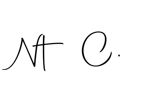 Make a beautiful signature design for name Nt C.. With this signature (Autography-DOLnW) style, you can create a handwritten signature for free. Nt C. signature style 10 images and pictures png