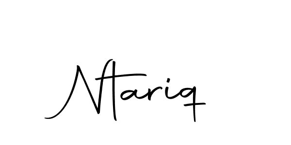 Use a signature maker to create a handwritten signature online. With this signature software, you can design (Autography-DOLnW) your own signature for name Ntariq. Ntariq signature style 10 images and pictures png