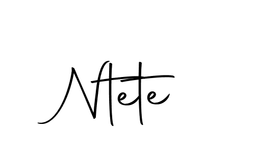 Ntete stylish signature style. Best Handwritten Sign (Autography-DOLnW) for my name. Handwritten Signature Collection Ideas for my name Ntete. Ntete signature style 10 images and pictures png