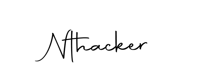 Also we have Nthacker name is the best signature style. Create professional handwritten signature collection using Autography-DOLnW autograph style. Nthacker signature style 10 images and pictures png