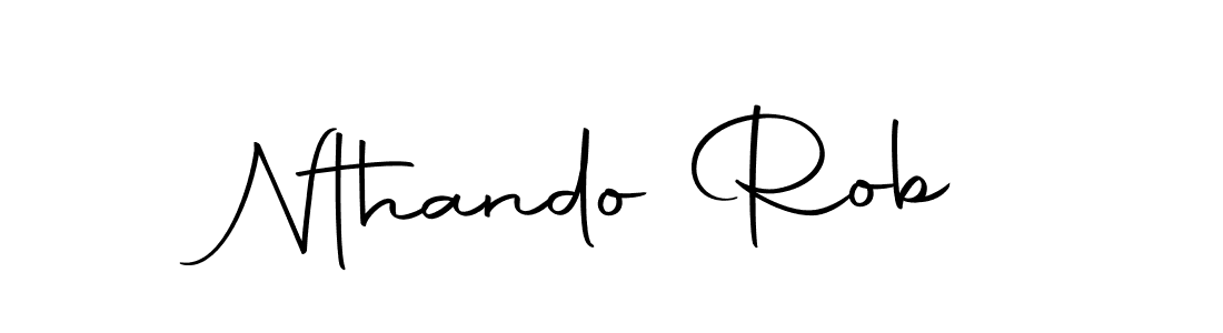 Create a beautiful signature design for name Nthando Rob. With this signature (Autography-DOLnW) fonts, you can make a handwritten signature for free. Nthando Rob signature style 10 images and pictures png