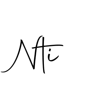 Make a beautiful signature design for name Nti. With this signature (Autography-DOLnW) style, you can create a handwritten signature for free. Nti signature style 10 images and pictures png