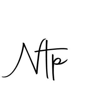 Create a beautiful signature design for name Ntp. With this signature (Autography-DOLnW) fonts, you can make a handwritten signature for free. Ntp signature style 10 images and pictures png
