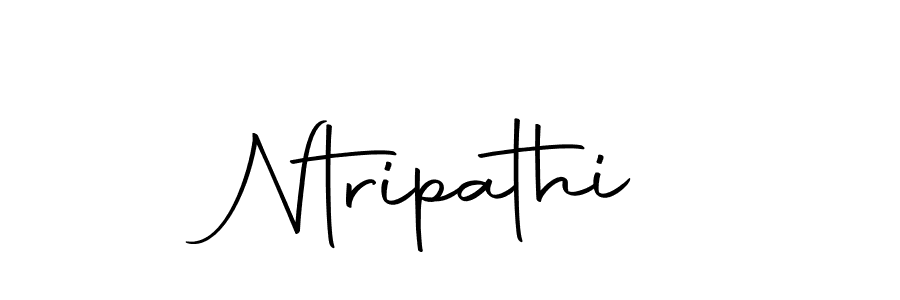 Design your own signature with our free online signature maker. With this signature software, you can create a handwritten (Autography-DOLnW) signature for name Ntripathi. Ntripathi signature style 10 images and pictures png