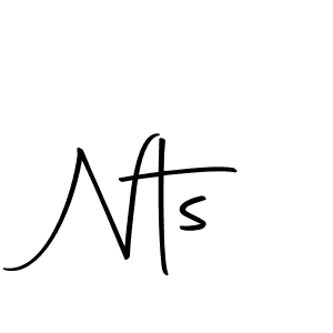 How to make Nts name signature. Use Autography-DOLnW style for creating short signs online. This is the latest handwritten sign. Nts signature style 10 images and pictures png