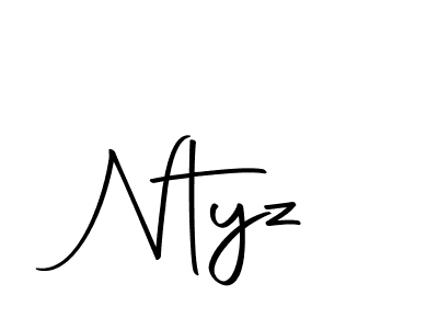 Make a beautiful signature design for name Ntyz. With this signature (Autography-DOLnW) style, you can create a handwritten signature for free. Ntyz signature style 10 images and pictures png