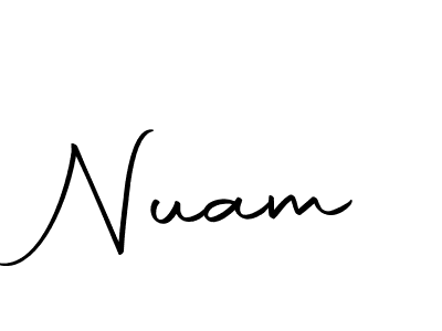How to make Nuam signature? Autography-DOLnW is a professional autograph style. Create handwritten signature for Nuam name. Nuam signature style 10 images and pictures png