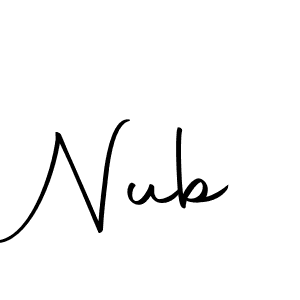 if you are searching for the best signature style for your name Nub. so please give up your signature search. here we have designed multiple signature styles  using Autography-DOLnW. Nub signature style 10 images and pictures png