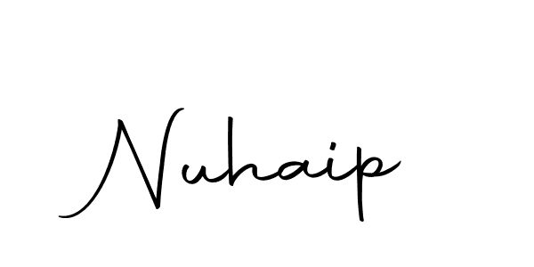 The best way (Autography-DOLnW) to make a short signature is to pick only two or three words in your name. The name Nuhaip include a total of six letters. For converting this name. Nuhaip signature style 10 images and pictures png