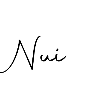 This is the best signature style for the Nui name. Also you like these signature font (Autography-DOLnW). Mix name signature. Nui signature style 10 images and pictures png