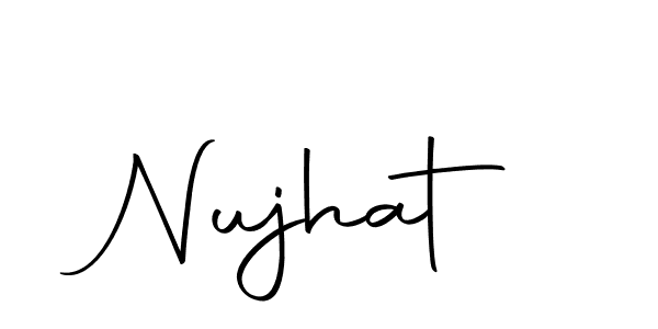 Make a beautiful signature design for name Nujhat. Use this online signature maker to create a handwritten signature for free. Nujhat signature style 10 images and pictures png