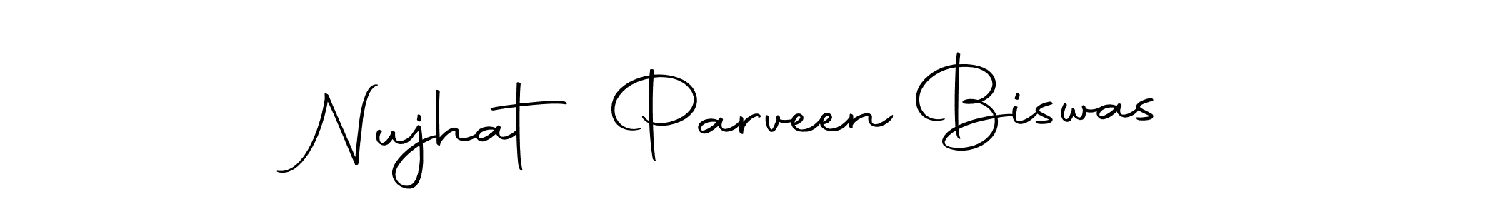 Nujhat Parveen Biswas stylish signature style. Best Handwritten Sign (Autography-DOLnW) for my name. Handwritten Signature Collection Ideas for my name Nujhat Parveen Biswas. Nujhat Parveen Biswas signature style 10 images and pictures png