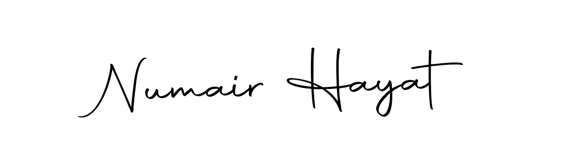 Create a beautiful signature design for name Numair Hayat. With this signature (Autography-DOLnW) fonts, you can make a handwritten signature for free. Numair Hayat signature style 10 images and pictures png